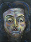 Self Portrait I -- 18" x 24" -- pastel on paper